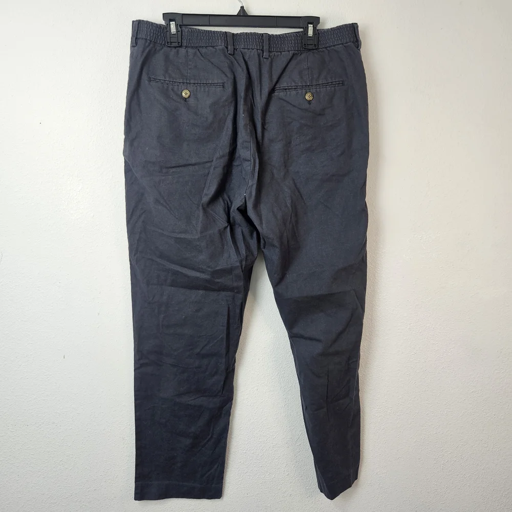 J.Crew Classic-fit stretch hemp-organic cotton blend suit pant Size L